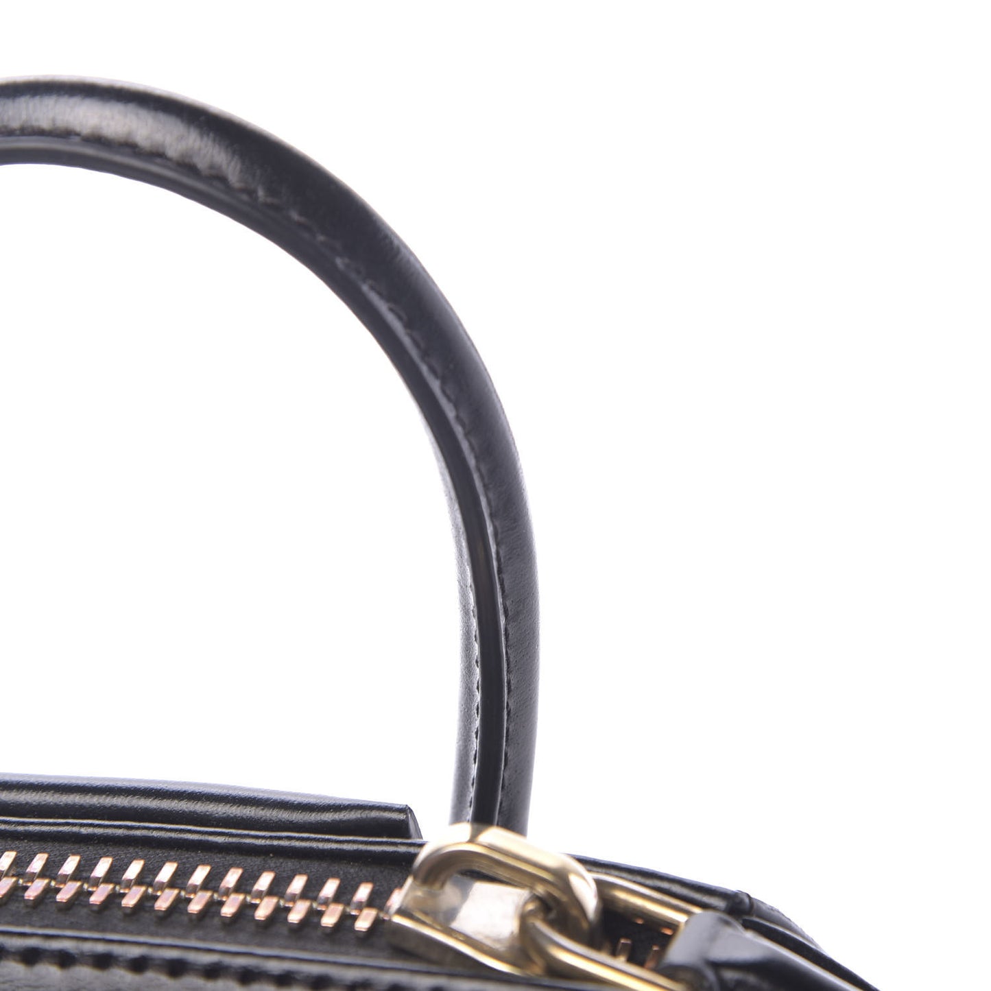 Shiny Lord Calfskin Mini Antigona Black