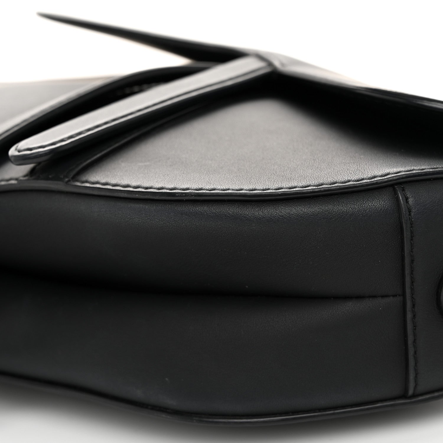Christian Dior Ultra Matte Calfskin Saddle Bag Black 10 of 10
