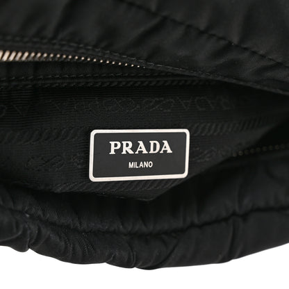 Prada Re-Nylon Quilted Padded Flap Shoulder Bag Black 6 of 8