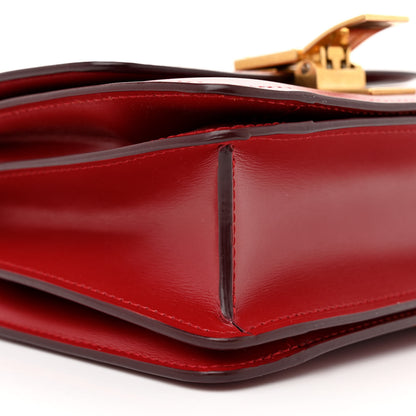 Celine Box Calfskin Small Classic Box Flap Bag Red 9 of 11