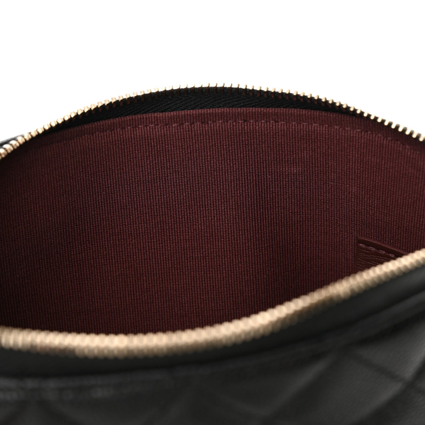 Caviar Quilted Classic Clutch With Chain Black