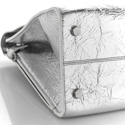 Christian Dior Metallic Calfskin Medium Diorever Flap Silver 7 of 8