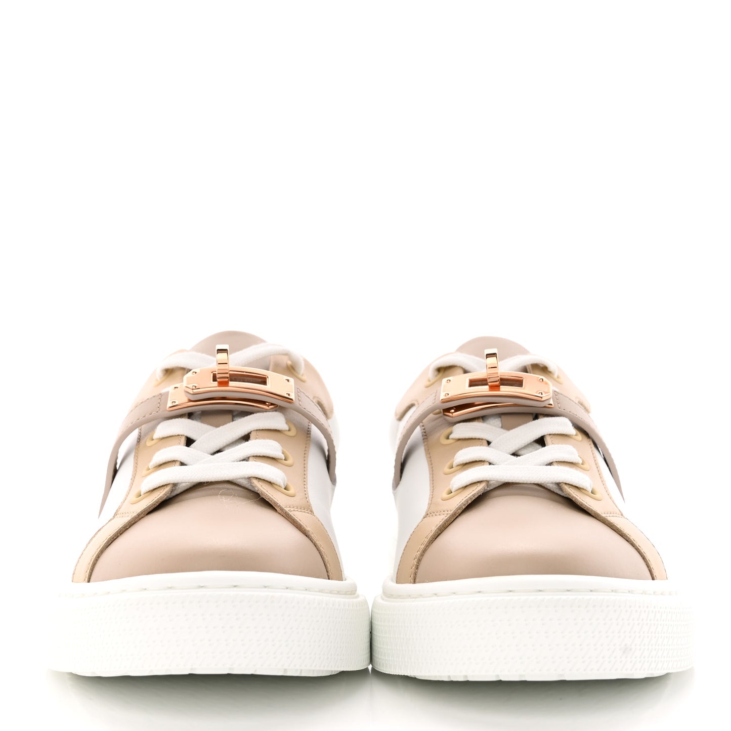 Calfskin Day Sneakers 37 Multicolor White