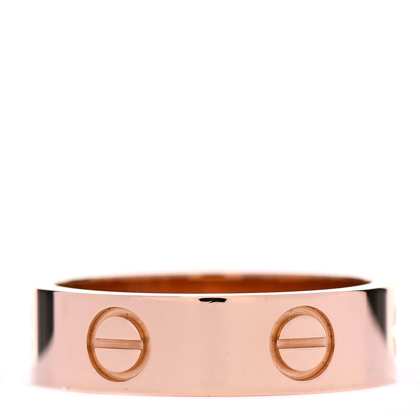 18K Pink Gold 5.5mm LOVE Ring 54 6.75