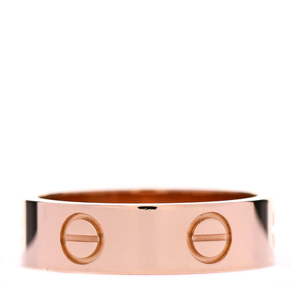 Cartier 18K Pink Gold 5.5mm LOVE Ring 54 6.75 3 of 5
