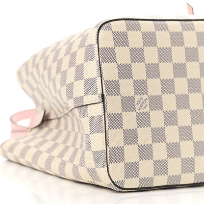 Louis Vuitton Damier Azur Neonoe MM Eau De Rose 7 of 8