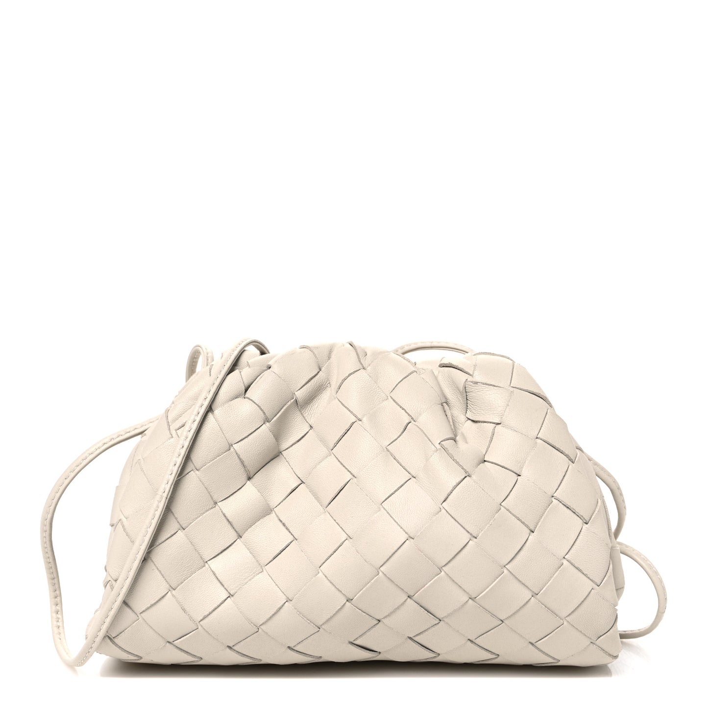 Nappa Intrecciato The Mini Pouch Chalk