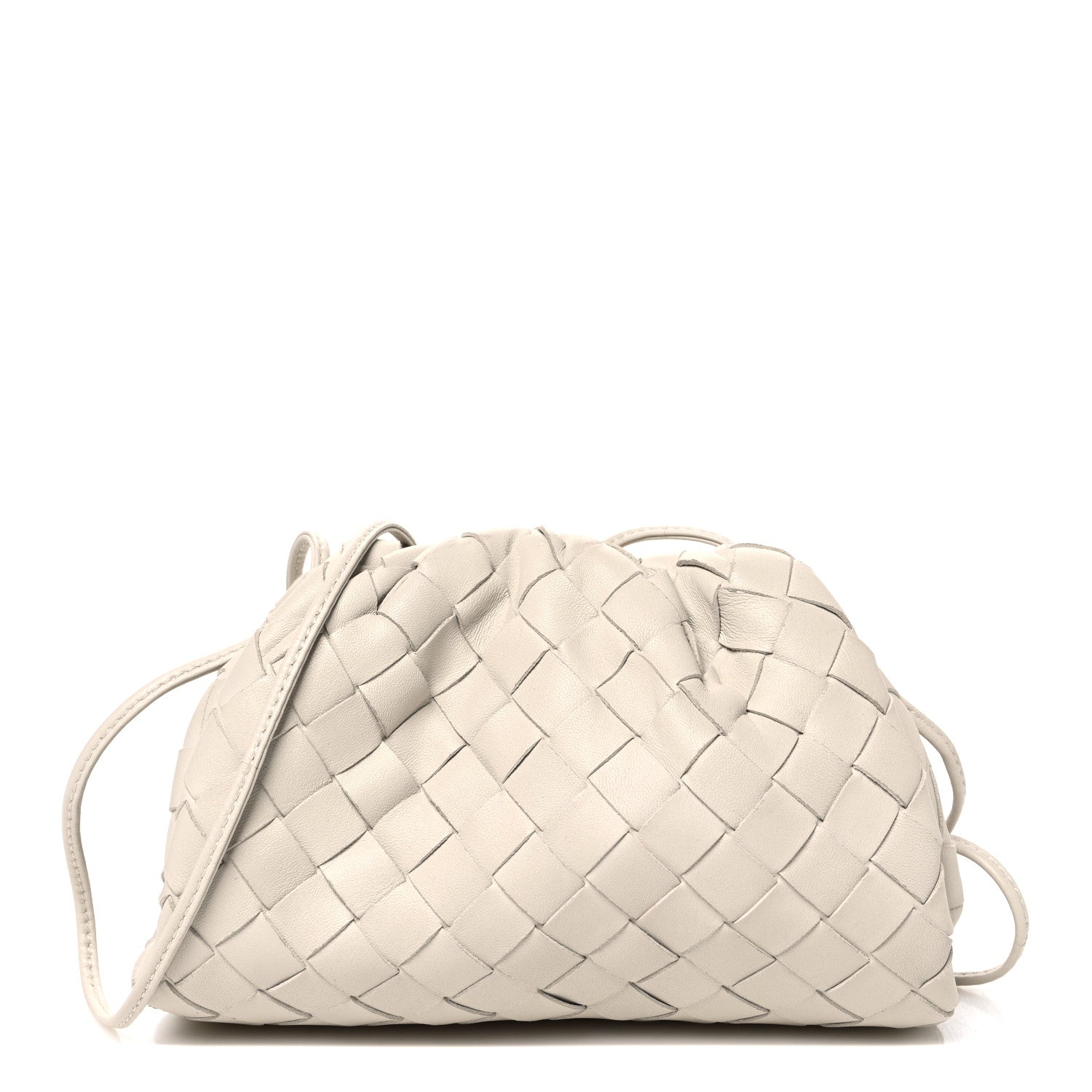 Bottega Veneta Nappa Intrecciato The Mini Pouch Chalk 1 of 11