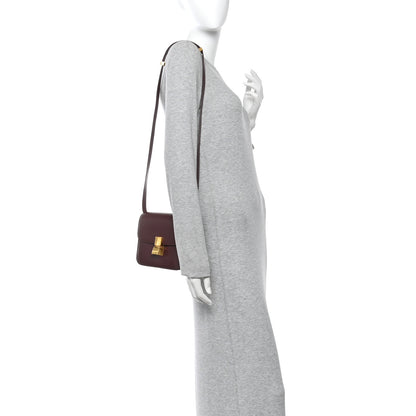Celine Box Calfskin Teen Classic Box Flap Bag Burgundy 2 of 13