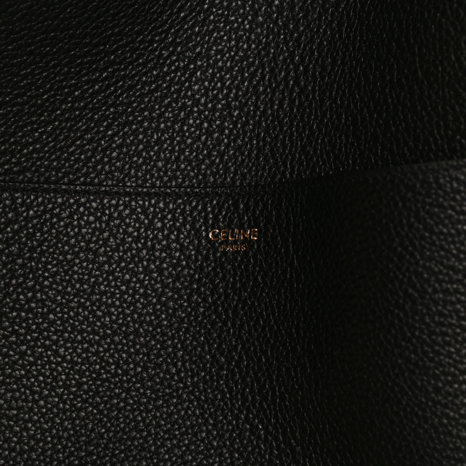 Celine Goatskin Sangle Bucket Bag Black 6 of 12