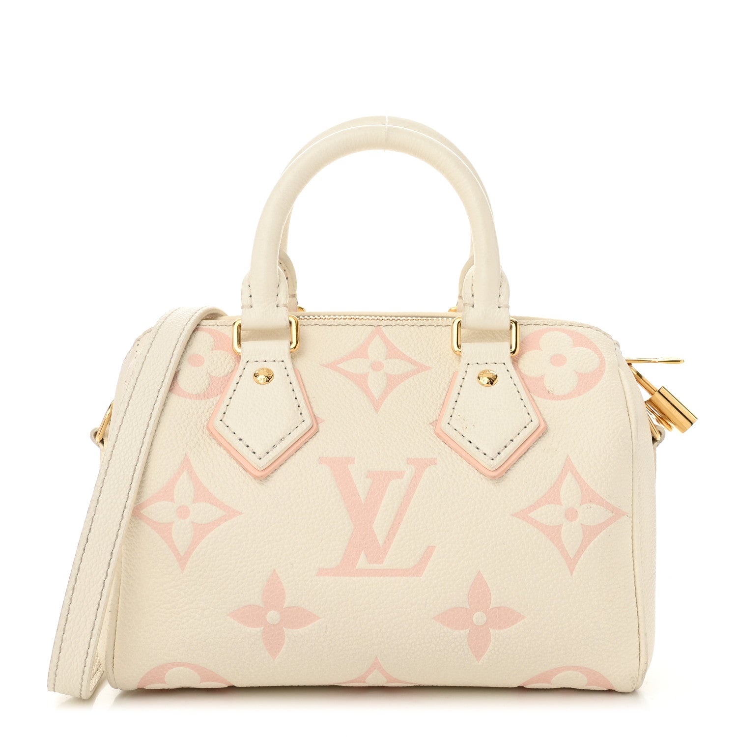 Louis Vuitton Empreinte Monogram Giant Speedy Bandouliere 20 Latte Chamallow 1 of 11