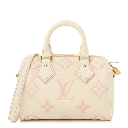 Louis Vuitton Empreinte Monogram Giant Speedy Bandouliere 20 Latte Chamallow 1 of 11