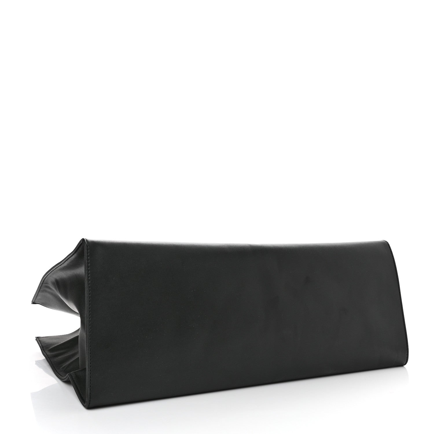 Telfar Vegan Leather Large Shopping Bag Black 4 of 9