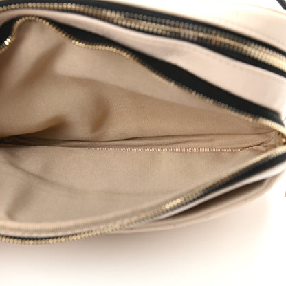 Chanel Goatskin Quilted Waist Bag Beige White Black 6 of 17