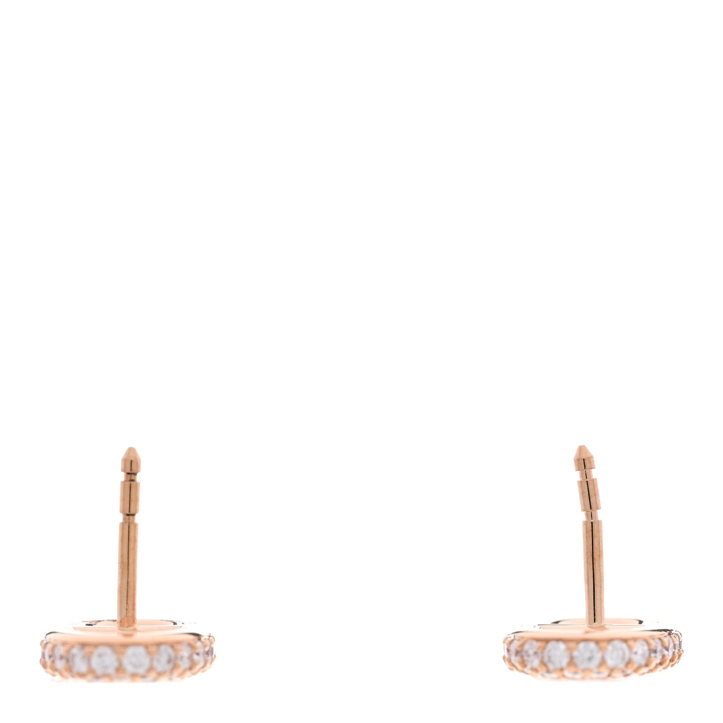 18K Rose Gold Diamond New Farandole Earrings