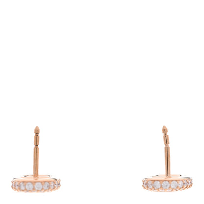 Hermes 18K Rose Gold Diamond New Farandole Earrings 3 of 5