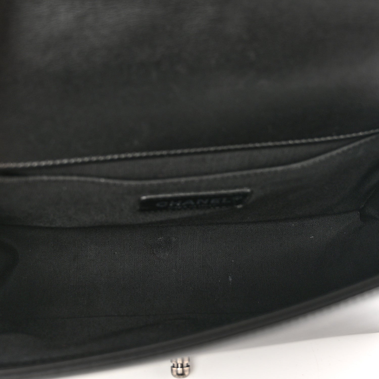 Chanel Lambskin Quilted Medium Boy Flap Black 6 of 10