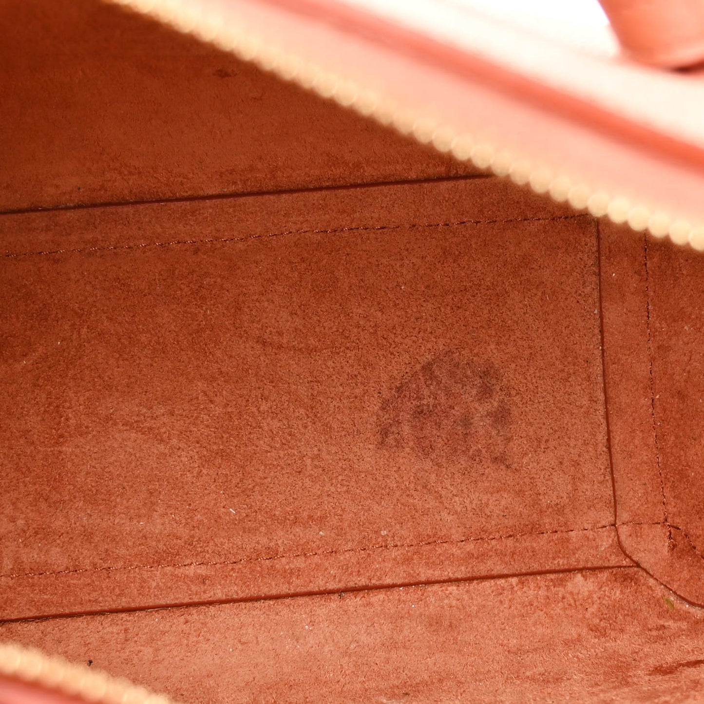 Grained Calfskin Nano Belt Bag Terracotta