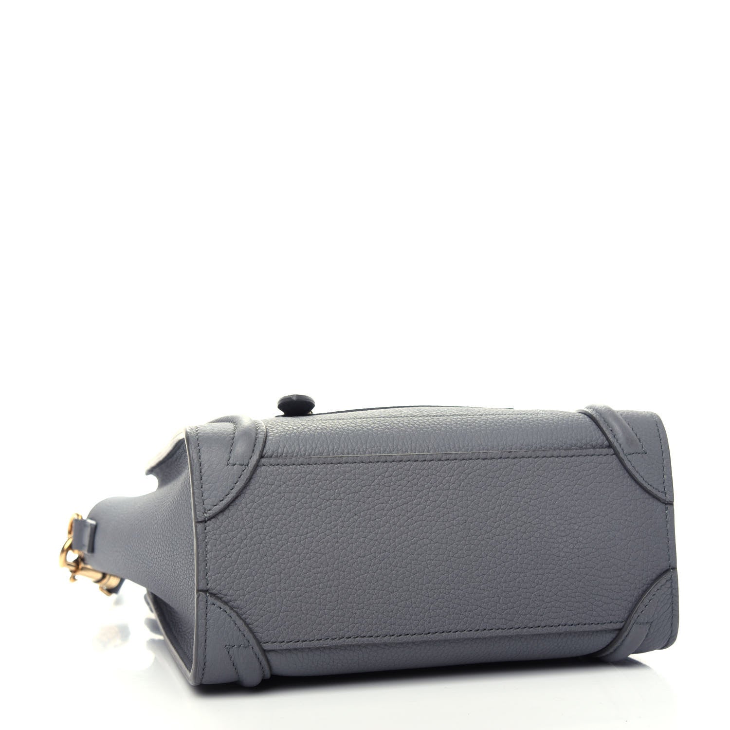 Celine Baby Drummed Calfskin Nano Luggage Kohl 4 of 10