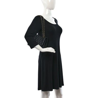 Chanel Lambskin Quilted Medium Double Flap Black 2 of 11