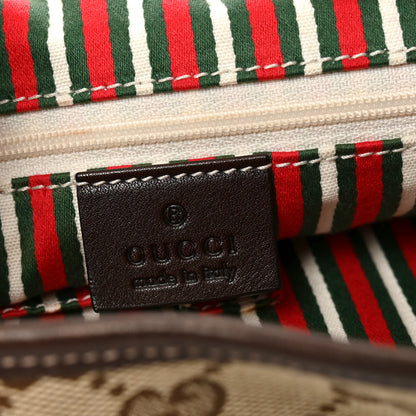 Gucci Monogram Medium New Britt Hobo Dark Brown 6 of 11