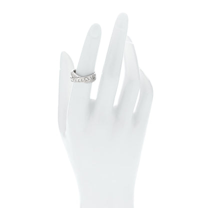 Parker & West by FASHIONPHILE Platinum Diamond 1.20ctw Crossover Band Ring  52 6 2 of 9