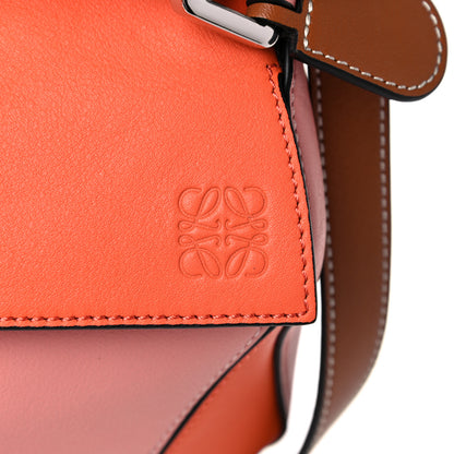 Loewe Calfskin Small Puzzle Bag Orange Tan Pink 13 of 13