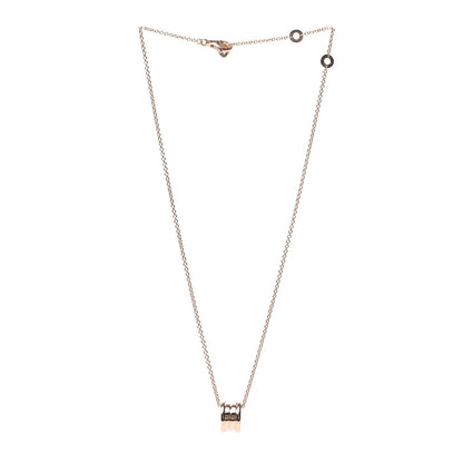 Bulgari 18K Rose Gold B.Zero1 Pendant Necklace 3 of 8