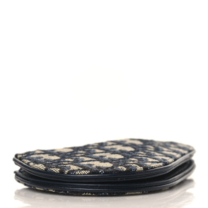 Christian Dior Oblique Saddle Coin Purse Blue 5 of 10