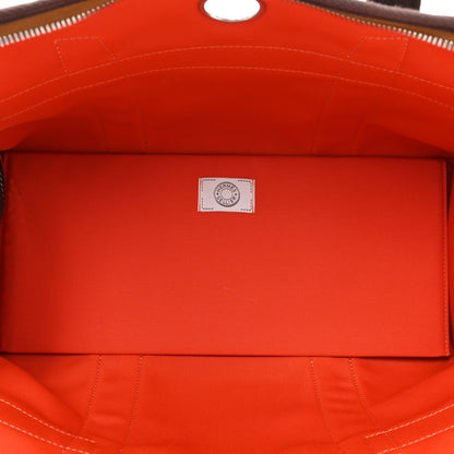 Hermes Polyamide Cotton Carrying Dog Bag Fauve Feu 5 of 13