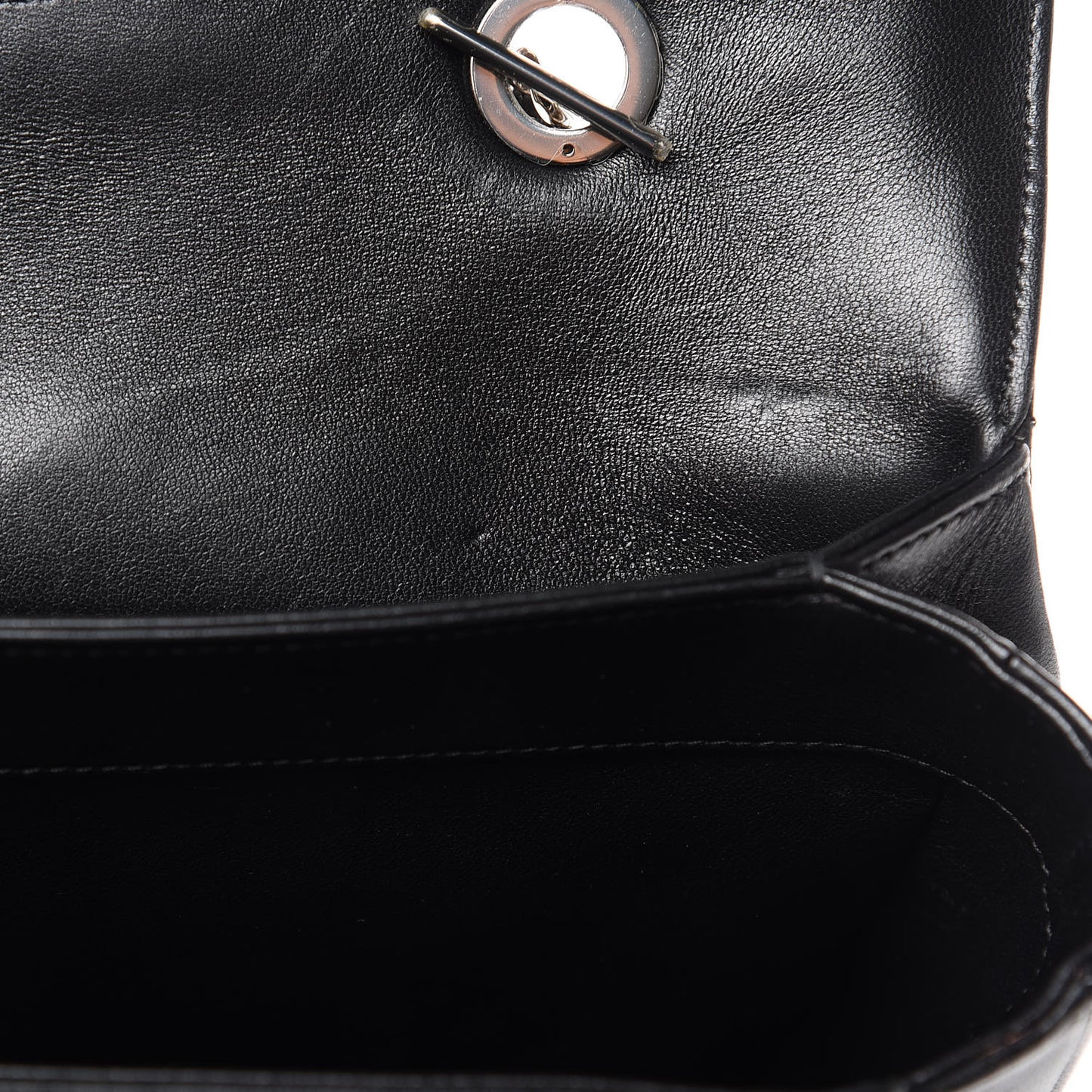 Lambskin Quilted Large Trendy CC Dual Handle Flap Bag Black