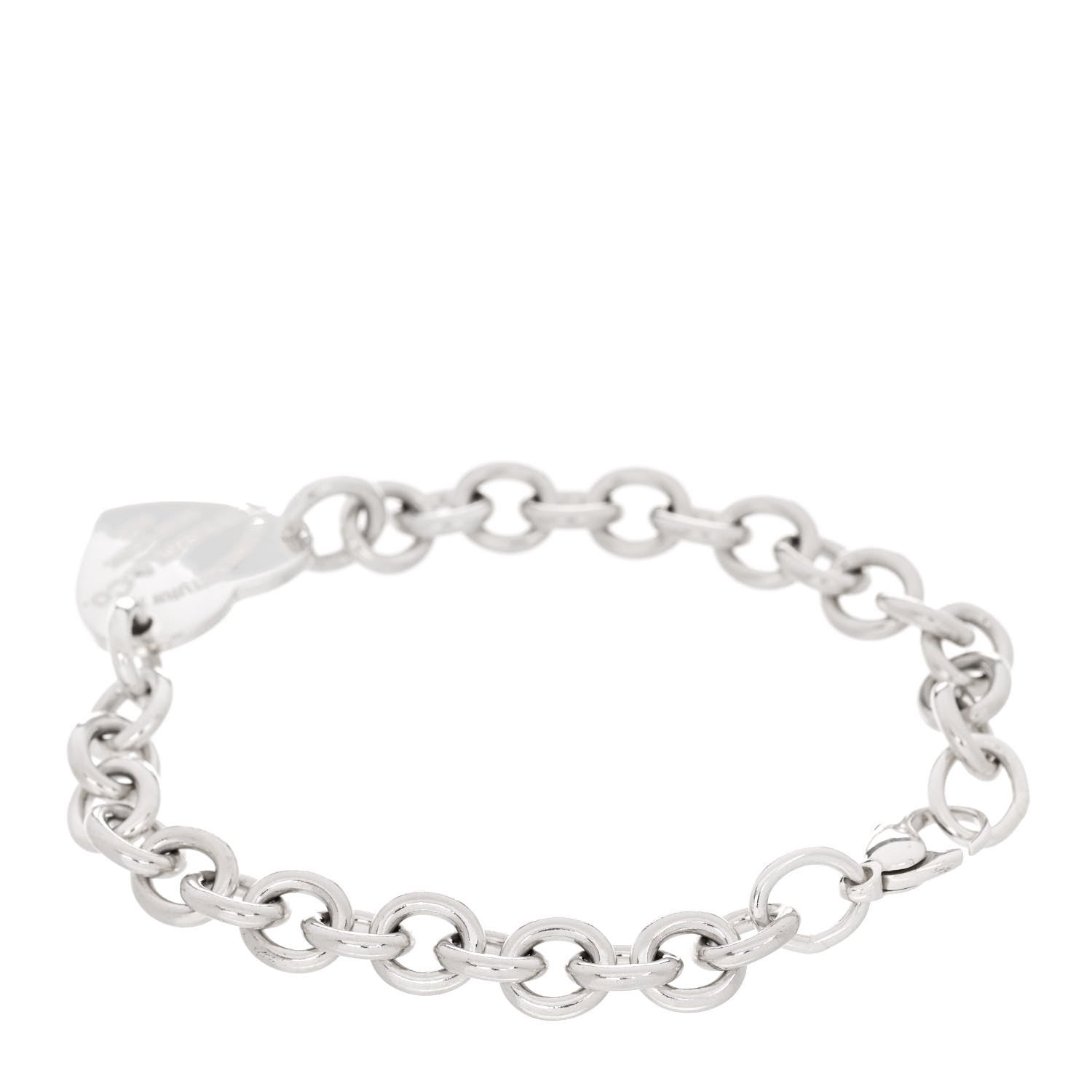 Tiffany Sterling Silver Return to Tiffany Heart Tag Bracelet 2 of 4