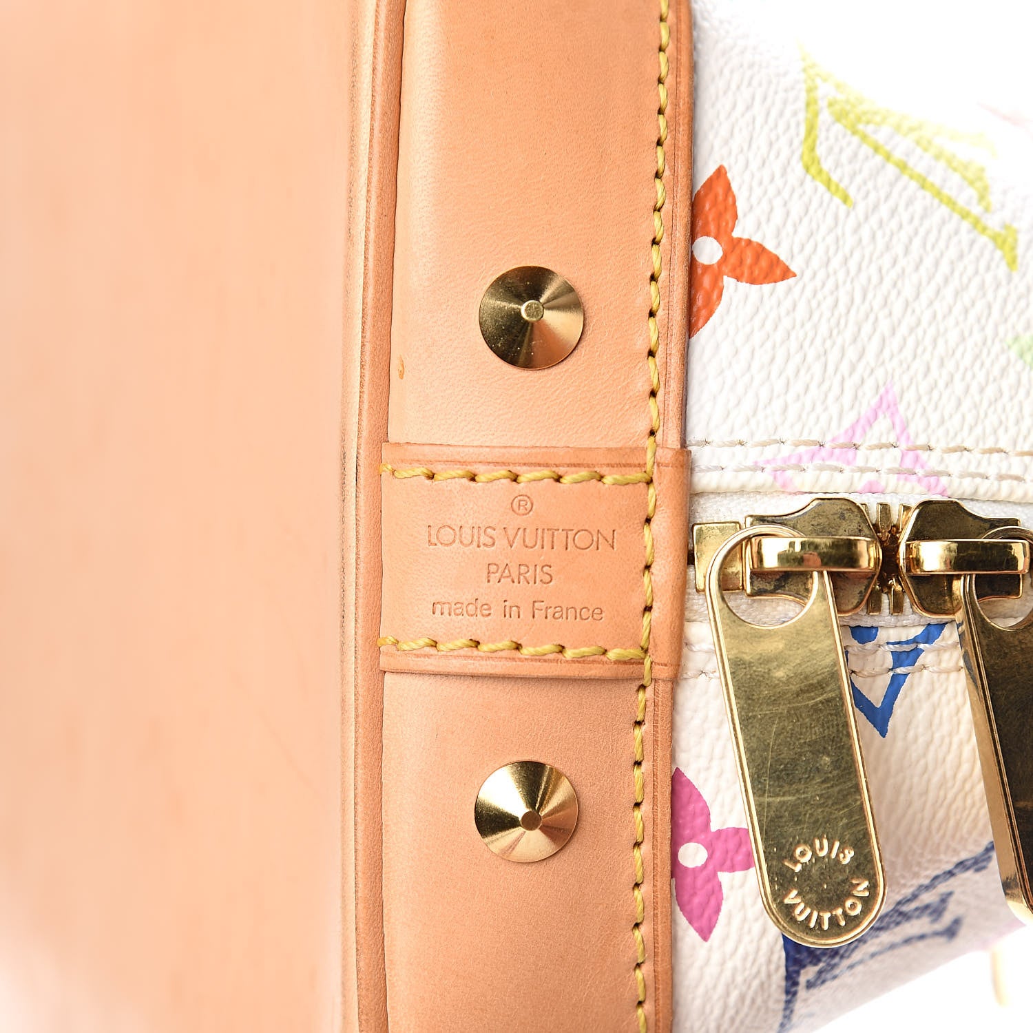 Louis Vuitton Monogram Multicolor Alma White 7 of 19