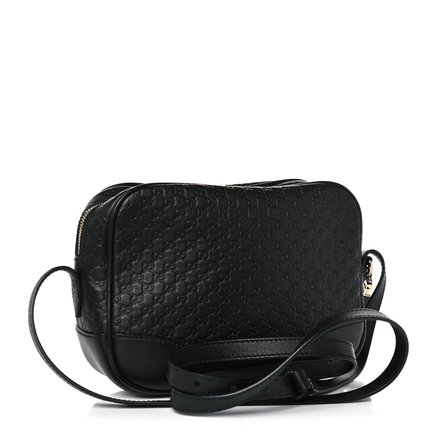 Microguccissima Mini Bree Messenger Bag Black