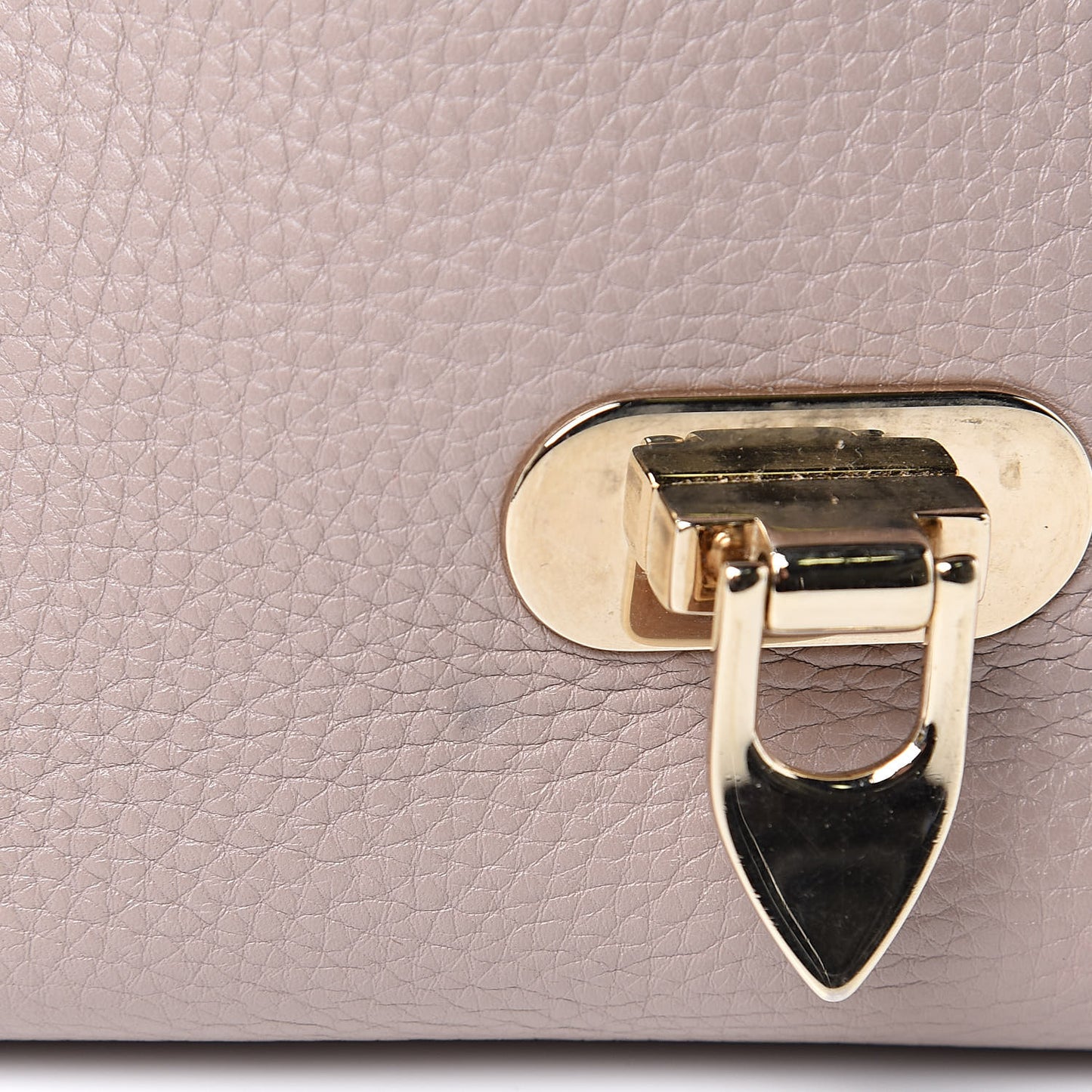 Pebbled Calfskin Mini Rockstud Crossbody Bag Poudre