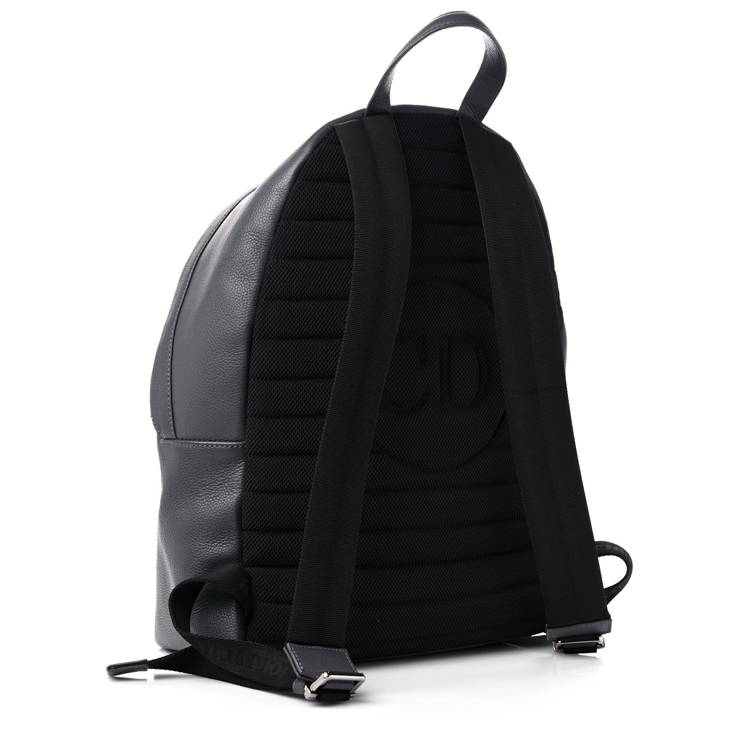 Calfskin Atelier Signature Print Backpack Grey