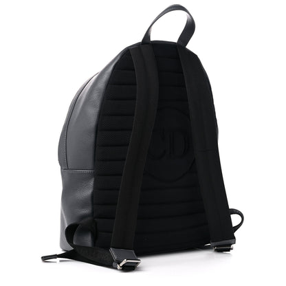 Christian Dior Calfskin Atelier Signature Print Backpack Grey 2 of 9