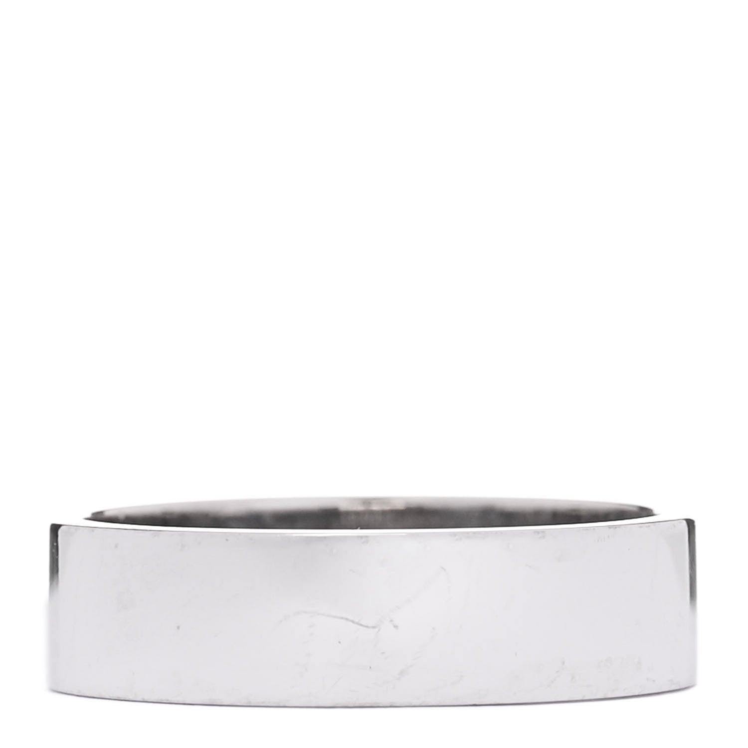Hermes 18K White Gold Diamond PM Kelly Ring 53 6.5 3 of 5