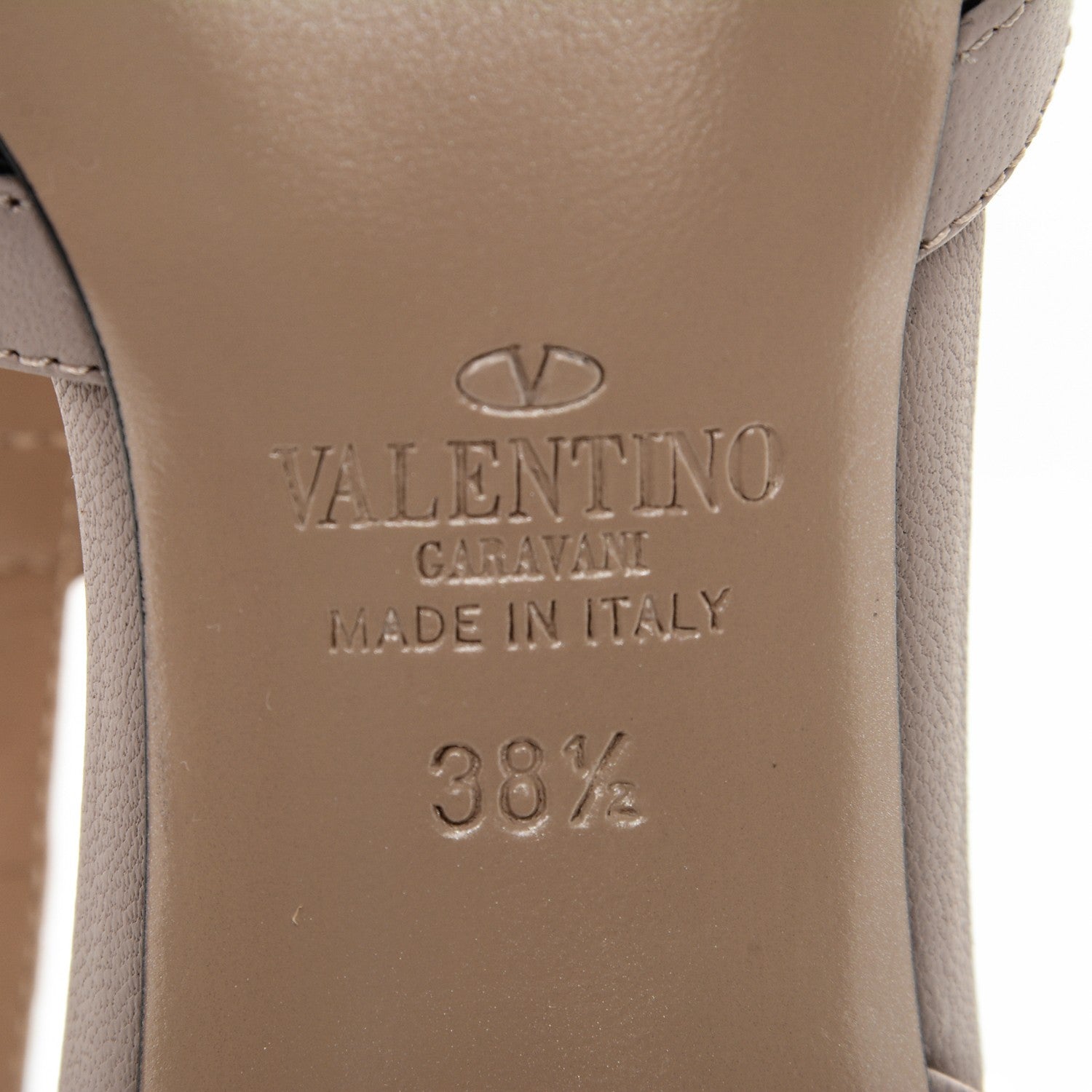 Valentino Garavani Patent Nappa Rockstud Ankle Strap 65mm Pumps 38.5 Black Poudre 6 of 7