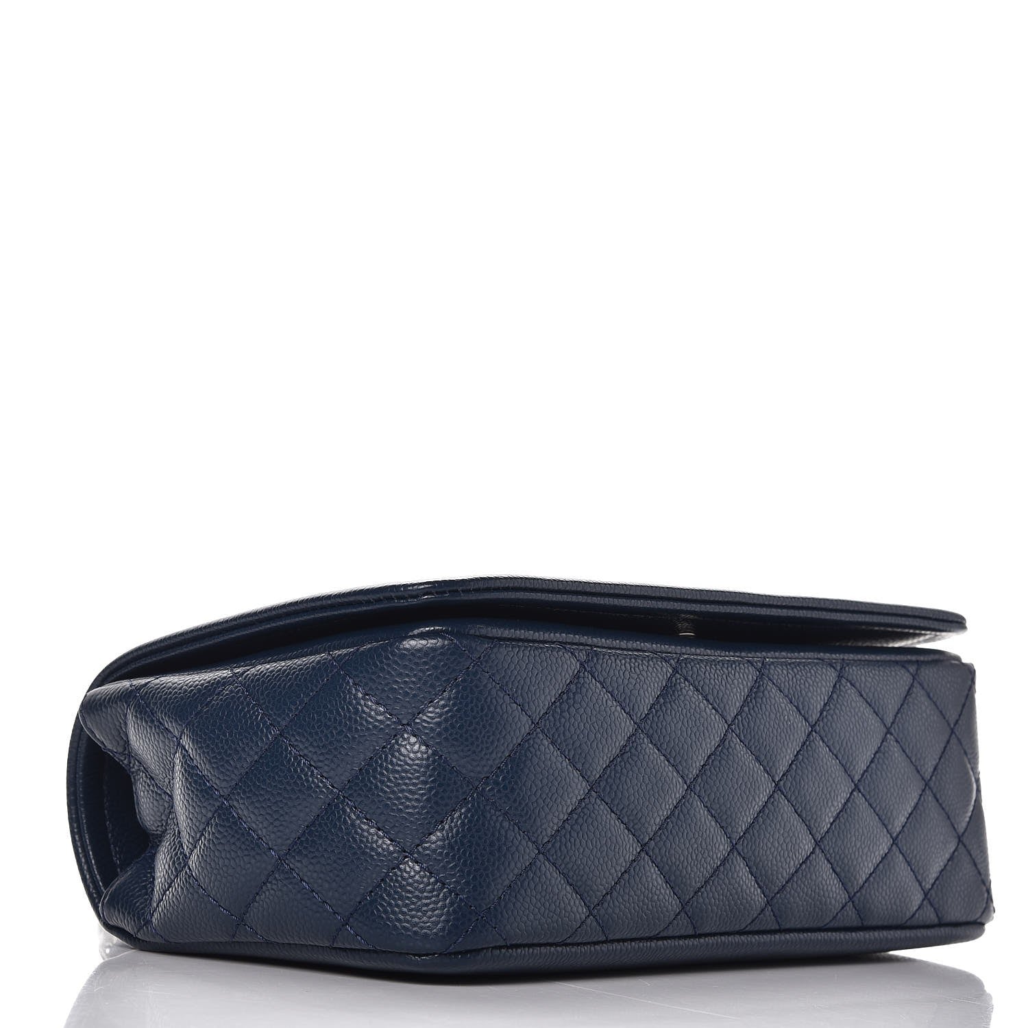 Chanel Caviar Medium Timeless CC Flap Navy Blue 4 of 7
