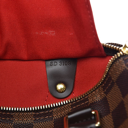 Louis Vuitton Damier Ebene Speedy Bandouliere 25 7 of 11