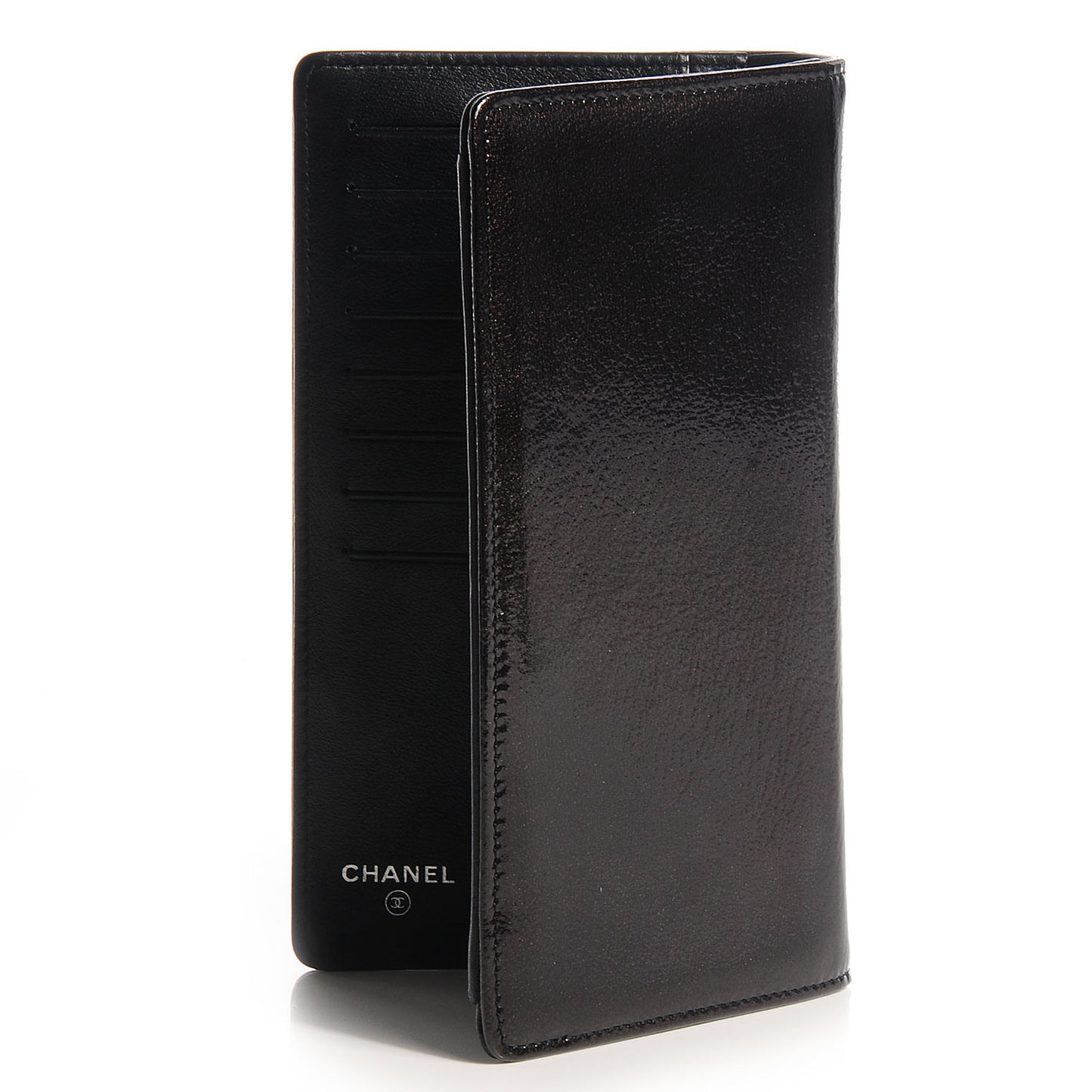 Patent CC Yen Wallet Black