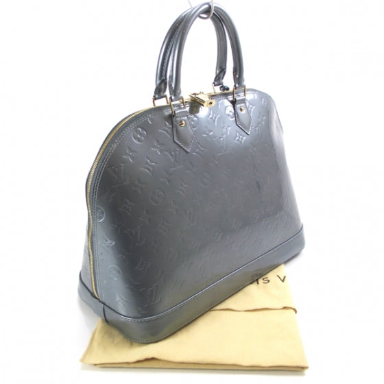 Louis Vuitton Vernis Alma MM Givre 3 of 9