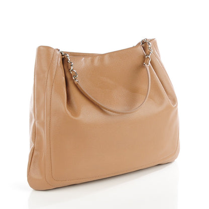 Chanel Caviar CC Timeless Shoulder Bag Dark Beige 3 of 7