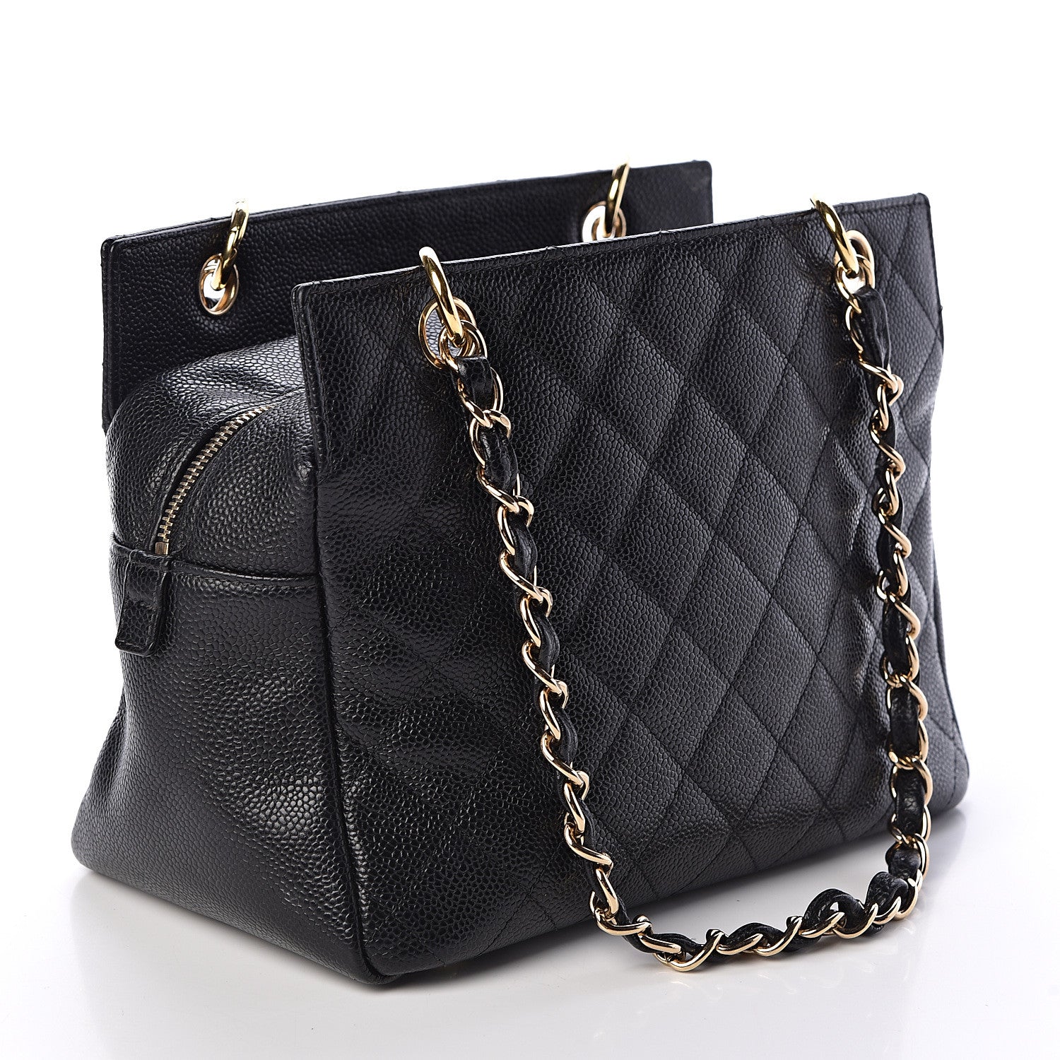 Chanel Caviar Quilted Petit Timeless Tote PTT Black 3 of 10