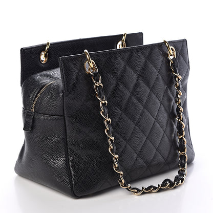 Chanel Caviar Quilted Petit Timeless Tote PTT Black 3 of 10