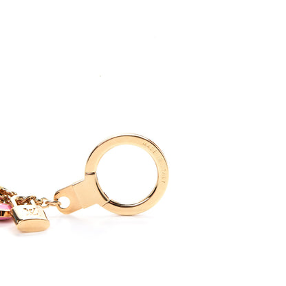 Louis Vuitton Metal Enamel Pastilles Key Chain Bag Charm Multicolor 4 of 4