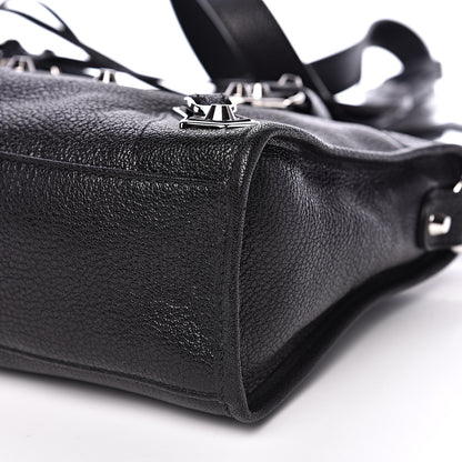 Balenciaga Chevre Silver Metallic Edge Hardware S City Black 8 of 9