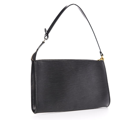 Louis Vuitton Epi Pochette Accessories 24 Black 2 of 11