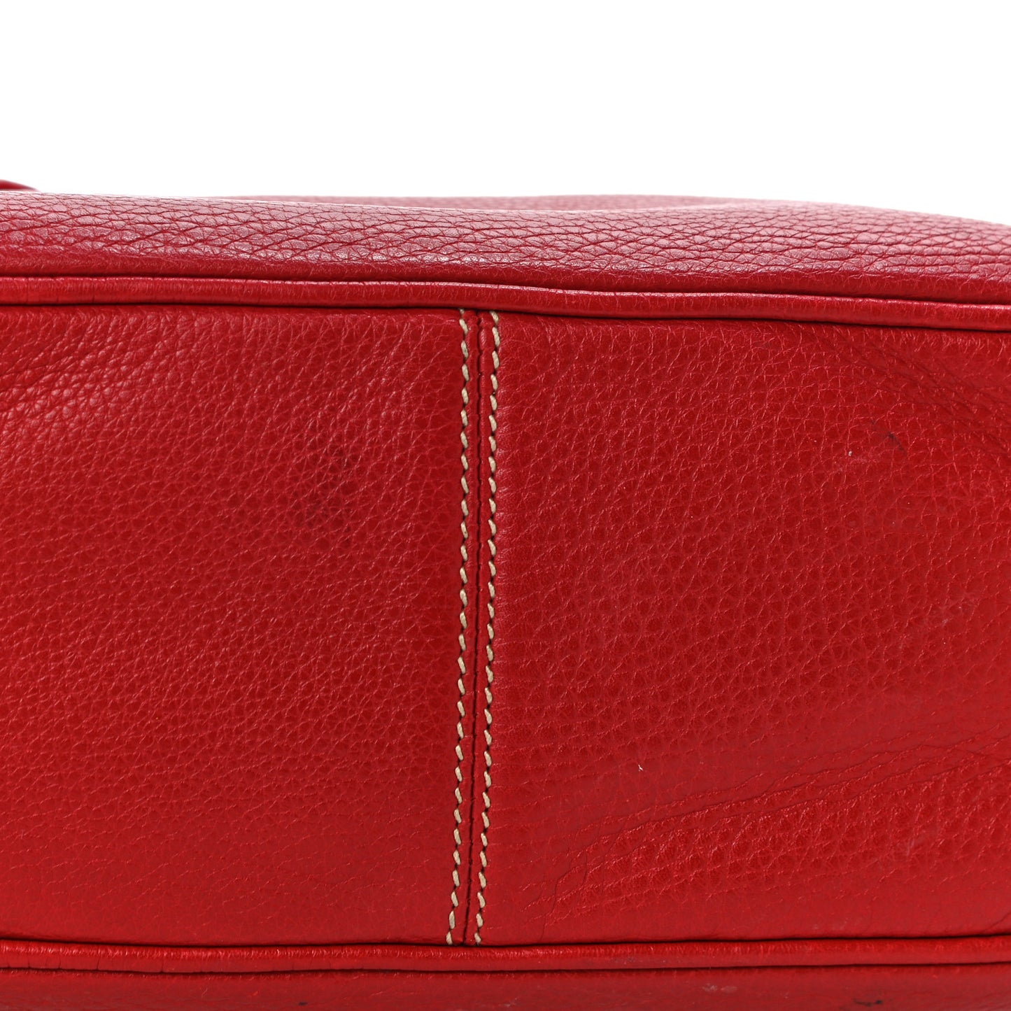 Vitello Daino Rope Mini Tote Rosso